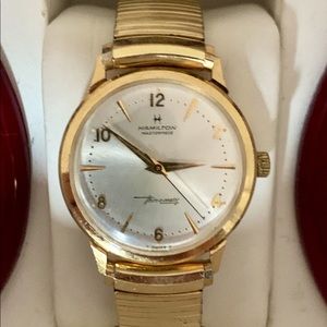 Hamilton Masterpiece 14K Gold Thin-O-Matic Watch